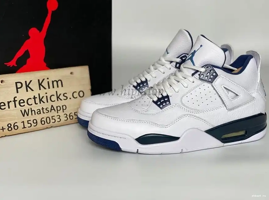 ready to Pk ship god air Jordan retail materials 4 Columbia 0513